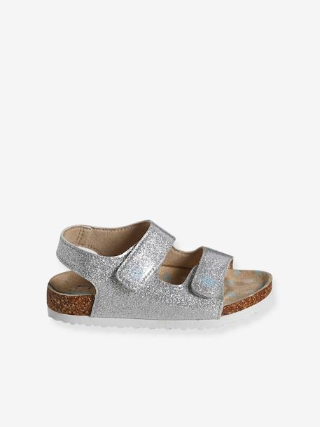 Sandalen meisje Disney® Frozen GRIS CLAIR METALLISE - vertbaudet enfant 