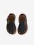 Sandales bébé cuir fermées à boucle marine+marron - vertbaudet enfant 