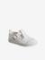 Geborduurde babysandalen BLANC CLAIR UNI AVEC DECOR - vertbaudet enfant 