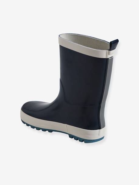 Bottes de pluie réfléchissantes enfant marine - vertbaudet enfant 