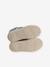 Baskets enfant garçon cuir zippées et élastiquées écru - vertbaudet enfant 