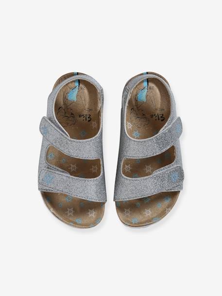 Sandales fille Disney La Reine des Neiges GRIS CLAIR METALLISE - vertbaudet enfant 