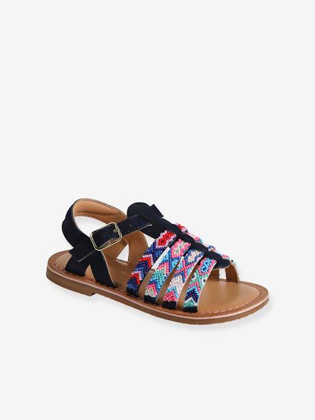 Sandales cuir enfant collection maternelle lot bleu - vertbaudet enfant 