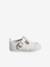 Geborduurde babysandalen BLANC CLAIR UNI AVEC DECOR - vertbaudet enfant 