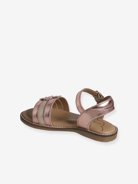 Sandales cuir enfant collection maternelle ocre - vertbaudet enfant 