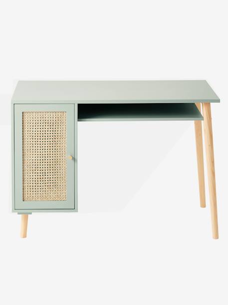 Bureau enfant cannage POESIE rose nude+vert - vertbaudet enfant 