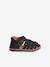 Sandales bébé cuir fermées à boucle marine+marron - vertbaudet enfant 
