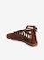 Sandales esprit spartiates cuir enfant marron - vertbaudet enfant 