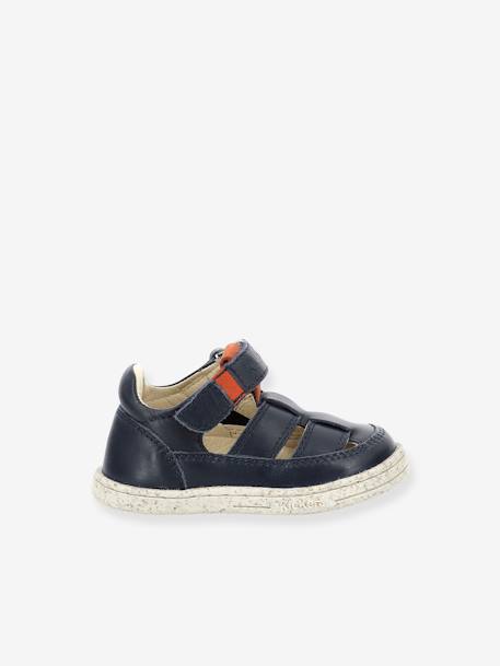 Sandales cuir bébé Tractus 894823-10-101 marine - vertbaudet enfant 
