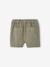 Babybermuda met elastische taille kaki - vertbaudet enfant 
