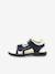 Sandales cuir enfant KickGalacxo 927710-30-103 marine - vertbaudet enfant 