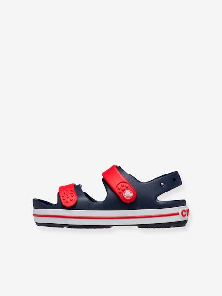 Sabots enfant 209423 Crocband Cruiser Sandal (TM) bleu ciel+marine+rose pâle - vertbaudet enfant 