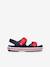 Sabots enfant 209423 Crocband Cruiser Sandal (TM) bleu ciel+marine+rose pâle - vertbaudet enfant 