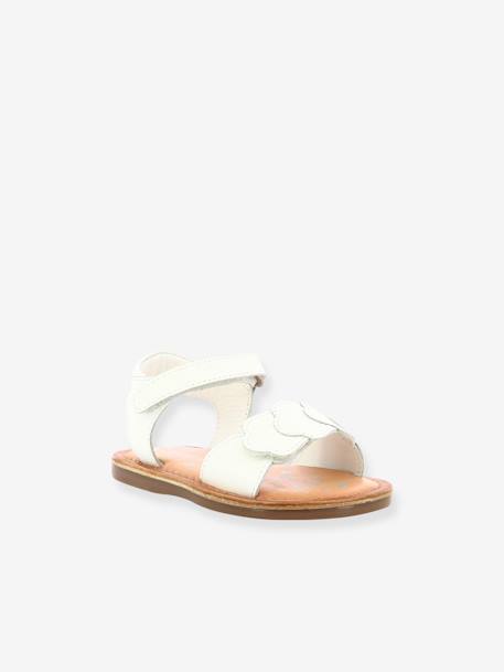 Sandales cuir bébé Dyastar 858582-10-3 blanc - vertbaudet enfant 