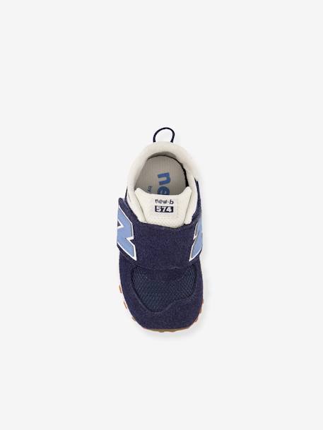 Sneakers klittenband baby NW574CU1 NEW BALANCE® marineblauw - vertbaudet enfant 