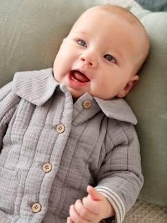 Baby-Trui, vest, sweater-Babyvestje van katoengaas om te personaliseren