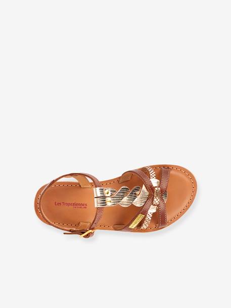 Sandales cuir enfant Badami PAR M.BELARBI bronze+marron - vertbaudet enfant 