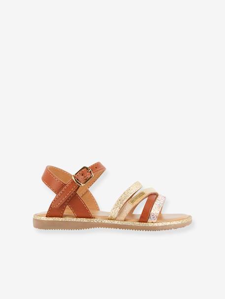 Sandales cuir enfant Inaya PAR M. BELARBI camel - vertbaudet enfant 