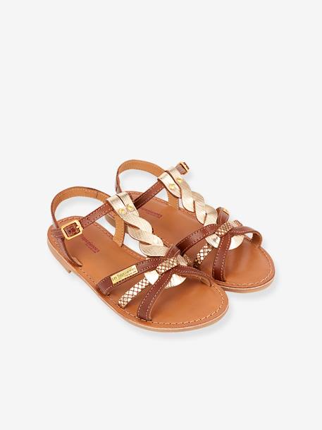Sandales cuir enfant Badami PAR M.BELARBI bronze+marron - vertbaudet enfant 