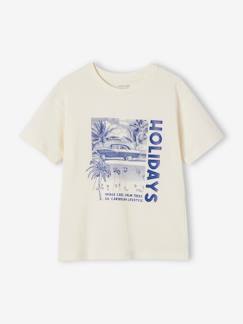 Jongens-T-shirt, poloshirt, souspull-Jongensshirt met fotoprint