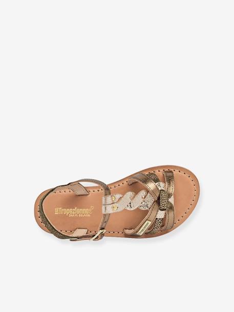 Sandales cuir enfant Badami PAR M.BELARBI bronze+marron - vertbaudet enfant 