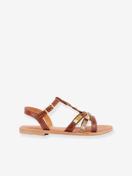 Sandales cuir enfant Badami PAR M.BELARBI bronze+marron - vertbaudet enfant 