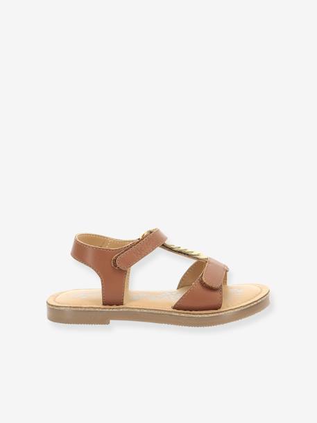 Sandales cuir enfant Preziosa 959990-30-116959990-30-116 camel - vertbaudet enfant 