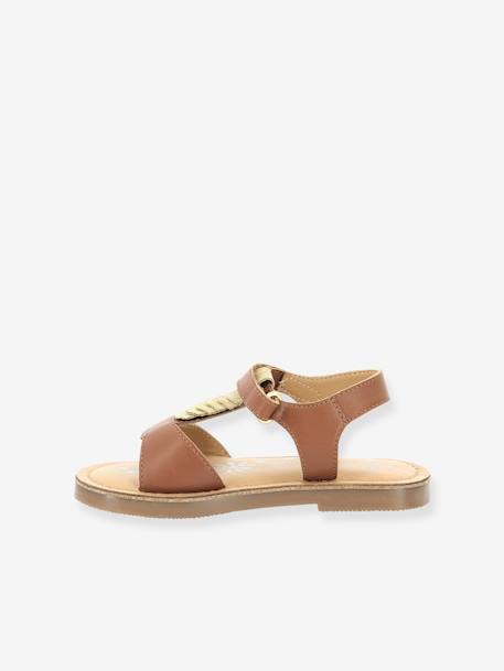 Sandales cuir enfant Preziosa 959990-30-116959990-30-116 camel - vertbaudet enfant 