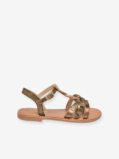Sandales cuir enfant Badami PAR M.BELARBI bronze+marron - vertbaudet enfant 