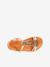Leren sandalen Badou LES TROPEZIENNES® BY M. BELARBI goudbeige+marineblauw+zilver - vertbaudet enfant 