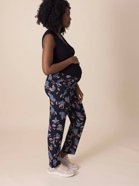 Pantalon de grossesse Amir ENVIE DE FRAISE bleu imprimé - vertbaudet enfant 