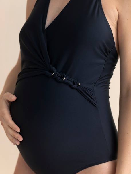 1-delig zwangerschapsbadpak Tenerife ENVIE DE FRAISE zwart - vertbaudet enfant 