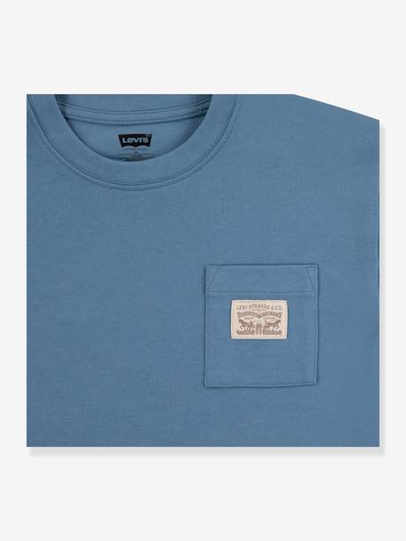 T-shirt poche garçon Levi's® bleu grisé+lavande - vertbaudet enfant 