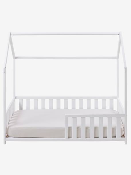 Lit enfant cabane 70x140 cm blanc - vertbaudet enfant 