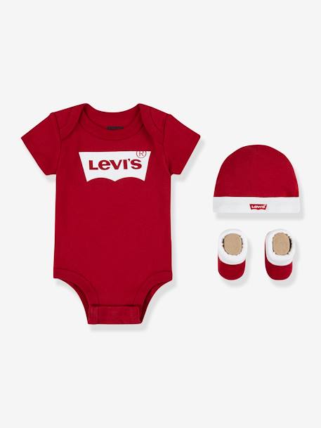 3-delige babyset Batwin van Levi's® rood - vertbaudet enfant 