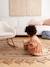 Robe brodée bébé en gaze de coton caramel - vertbaudet enfant 