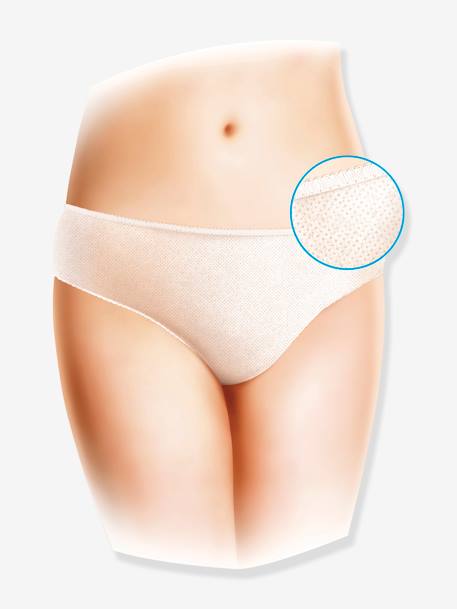 Lot de 4 slips jetables , taille S blanc - vertbaudet enfant 