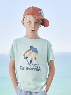Jongens-T-shirt, poloshirt, souspull-Jongensshirt met korte mouwen en grafisch ontwerp