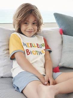 Pyjashort voor jongens 'Best Brother'  - vertbaudet enfant