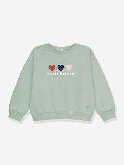 Meisje-Meisjessweater met hartjes PETIT BATEAU