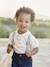 Polo en tricot bébé écru - vertbaudet enfant 