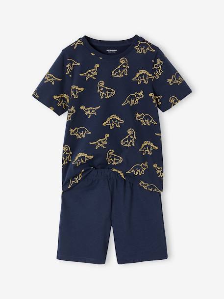 Lot de 2 pyjashorts garçon dinosaure marine - vertbaudet enfant 