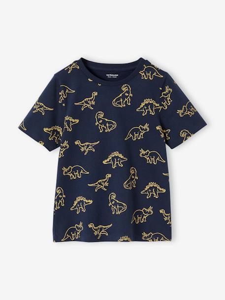 Set van 2 pyjashorts met dinosaurus voor jongens marineblauw - vertbaudet enfant 