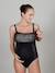 Body grossesse et allaitement Dahlia CACHE-COEUR noir - vertbaudet enfant 