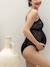Body grossesse et allaitement Dahlia CACHE-COEUR noir - vertbaudet enfant 