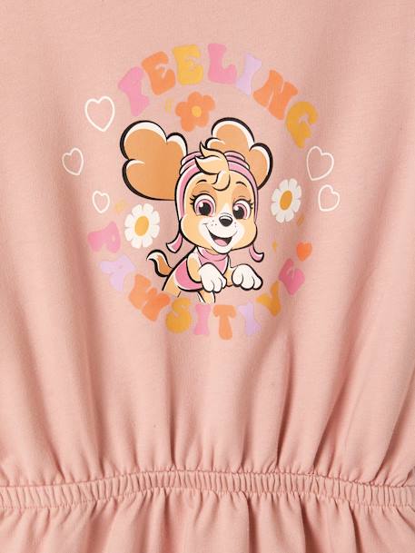 Robe fille Pat Patrouille en molleton rose poudré - vertbaudet enfant 