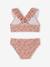 Maillot de bain 2 pièces imprimé fleuri rose pâle+vert imprimé - vertbaudet enfant 