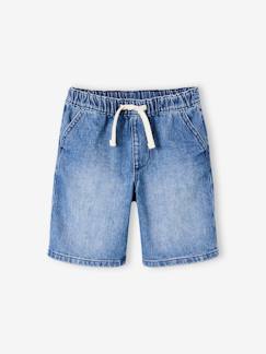 Garçon-Short-Bermuda garçon jean facile à enfiler 