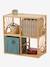 Meuble de rangement 4 cases rotin Soleil bois - vertbaudet enfant 