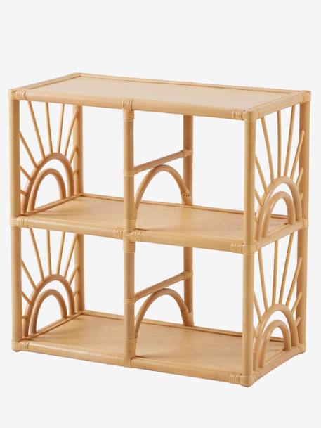 Meuble de rangement 4 cases rotin Soleil bois - vertbaudet enfant 